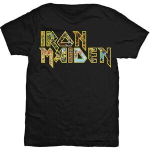 Iron Maiden Eddie Logo Black T-shirt